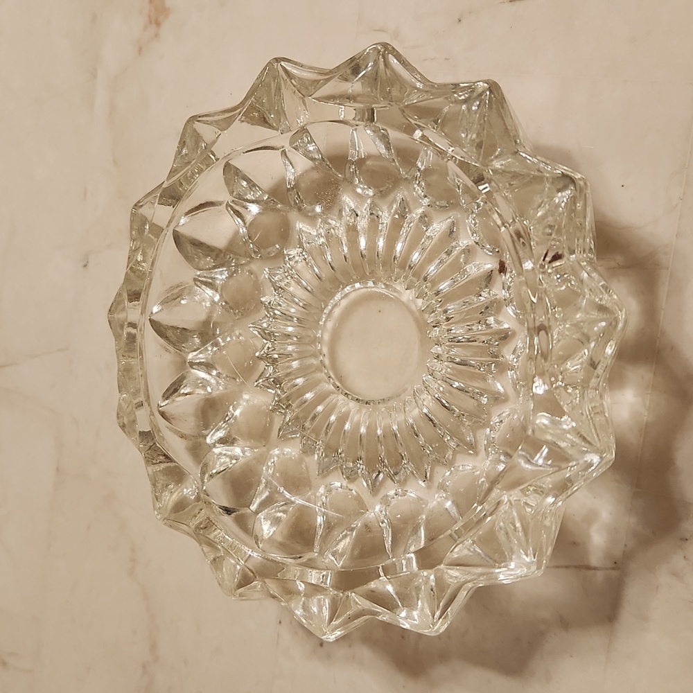 Vintage Glass Ashtray